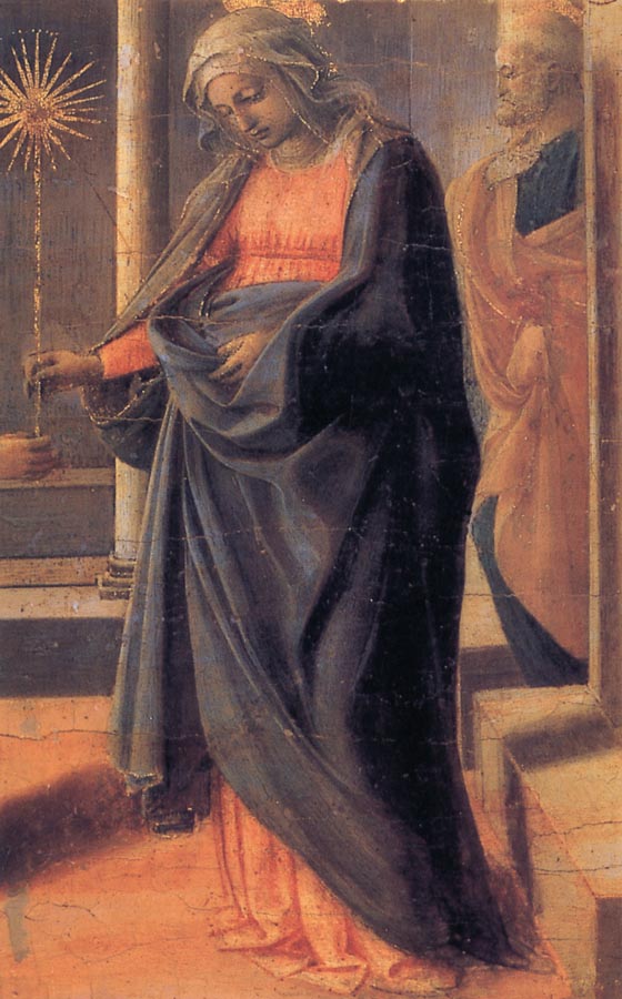 Fra Filippo Lippi Annunciation of the Death of the Virgin and Arrival of the Apostle